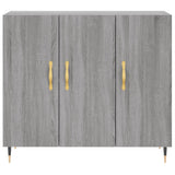 Sideboard Grey Sonoma 90x34x80 cm Engineered Wood 828090