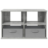TV stand with Drawer Concrete Grey 79 x 40 x 48 cm 8000463