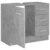 Sink Cabinet Concrete Grey 63x30x54 cm Engineered Wood 804188