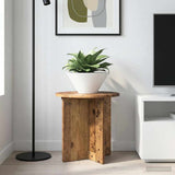 Plant Stand 2 pcs Old Wood 40 x 40 x 40 cm Engineered Wood 899733