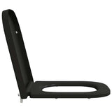Toilet Seat Black 47.5 x 35 x 3.6 cm Duroplast 42002360