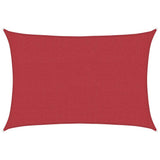 Sunshade Sail 160 g/m Red 4x5 m HDPE 311628