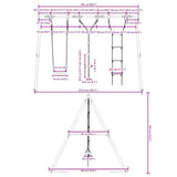 Outdoor Swing Set with Swing, Ladder, Disc Swing 3283595