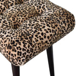 Leopard Print Curved Bench IN1712