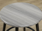 Five-Piece Industrial-Style Bar Table Set - Grey/Black T3398P342416
