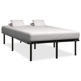Bed Frame without Mattress Black Metal 200x200 cm 284707