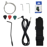 Electric Guitar for Beginner with Bag Black 4/4 39" 70187