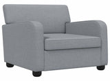 Armchair Light Grey Fabric 42043393