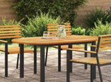 Table Top Oil Natural 120 x 70 x 2 cm Solid Acacia Wood 4108102