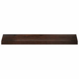 Stair Treads 16 pcs 90 x 25 x 2 cm Dark Brown Solid Beech Wood 3446450
