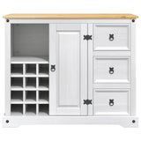 Kitchen Storage White and Honey Wax 112 x 70 x 91.5 cm 42033379