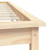 820536 Bed Frame without Mattress 120x200 cm Solid Wood