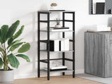 Bookshelf Grey Sonoma 40 x 29.5 x 115 cm Engineered Wood 883907