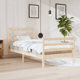 Bed Frame without Mattress Solid Wood Pine 90x200 cm 3104991