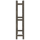 Wine Rack for 56 Bottles Grey Solid Wood Pine 373382