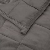 ZNTS Weighted Blanket Grey 122x183 cm 9 kg Fabric 3154830