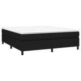 Box Spring Bed Frame Black Super King Fabric 3121204