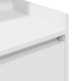 Bedside Cabinets with 2 Drawers 2 pcs White 38x34x80 cm 861356