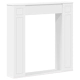 Fireplace Surround White 100 x 20 x 100 cm Engineered Wood 8006615