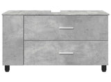 Bathroom Vanity Unit Concrete Grey 80 x 35 x 60 cm 889388