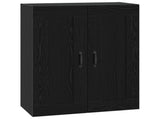 Wall Cabinet Black Oak 69.5 x 34 x 90 cm Engineered Wood 8010883