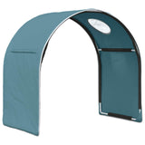 Bed Tunnel for Kids Loft Bed 2 pcs Light Blue Polyester 893703