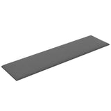 Wall Headboard 12 pcs Light Grey 60 x 15 cm Fabric 42020531