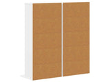 CD Cabinet 2 pcs White 33 x 23.5 x 97.5 cm Engineered Wood 8012691