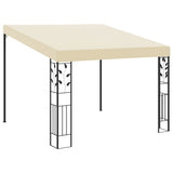 Wall-mounted Gazebo 3x3x2.5 m Cream 47997