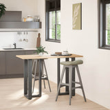Bar Table Legs T-Shaped 2 pcs Anthracite 40x35x cm Steel 4013074