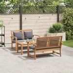 Garden Sofa Set Natural Solid teak wood 3356857