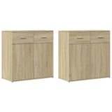 Sideboards 2 pcs Sonoma Oak 79x38x80 cm Engineered Wood 3276618