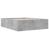 Bed Frame without Mattress Concrete Grey 160x200 cm 3280912