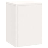 Plant Stand 3 pcs White Steel 865828