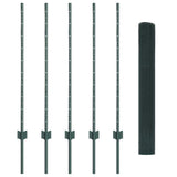 Fence and Post Green 1 x 10 m Steel 3336445