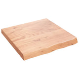 Wall Shelf Light Brown 60x60x cm Treated Solid Wood Oak 363655