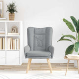 Armchair Light Grey 63 x 67 x 94 cm Fabric 42001824
