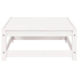 Garden Lounge Set White Solid pinewood Medium Modular 805696