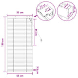 Venetian Blind Oak Look 55 x 130 cm 35 mm Solid Paulownia Wood 42015307