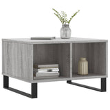 Coffee Table Grey Sonoma 60x50x36.5 cm Engineered Wood 830554