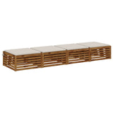 4-Piece Seat Cushions SOEST 4 pcs 100% Polyester White 944766