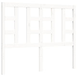 Bed Frame without Mattress White Small Double Solid Wood Pine 3191942