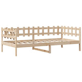 Daybed with Drawers without Mattress 90x190 cm Single Solid Wood 3302136