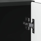 Bedside Cabinet 2 pcs Black 43 x 34.5 x 50 cm Engineered Wood 895488