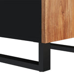 ZNTS Sideboard with Door 40x31x75 cm Solid Wood Acacia 352910