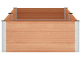 Garden Raised Bed Brown 250 x 100 x 54 cm 42039010