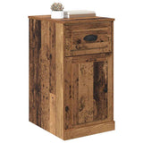Side Cabinet 40 x 50 x 75 cm Engineered Wood Old Wood 881447