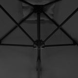 Garden Parasol with Steel Pole 300 cm Anthracite 44887