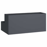 Garden Planter Anthracite 100 x 60 x 45 cm Cold-rolled Steel 865871