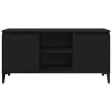 TV Cabinet Black Oak 102 x 35 x 50 cm Engineered Wood 862585
